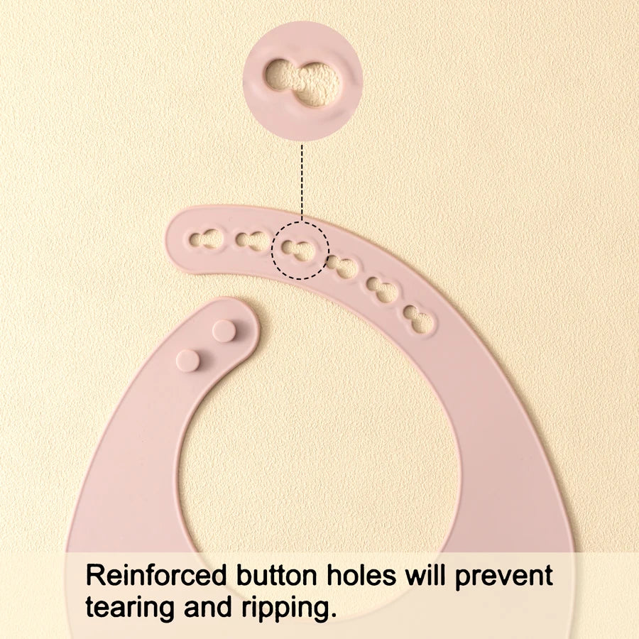 Silicone Baby Bib Set 2PCS