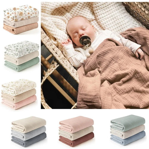 6-Layer cotton Baby blanket - Soft Newborn Swaddle