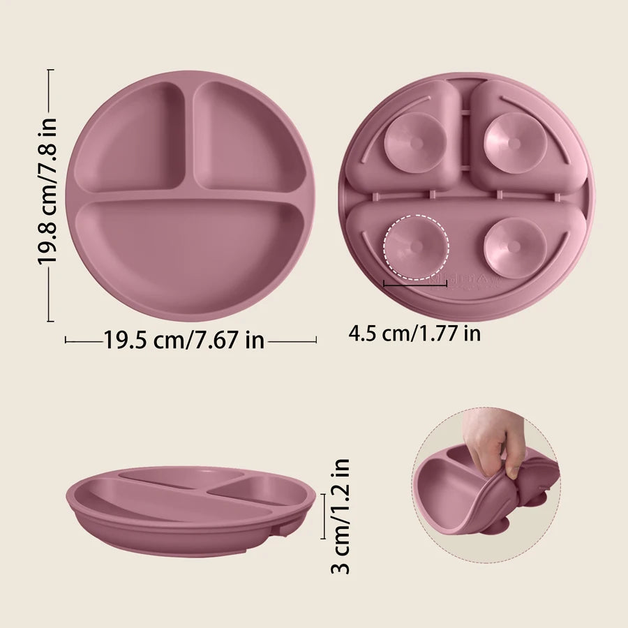 Silicone Baby Suction Plate